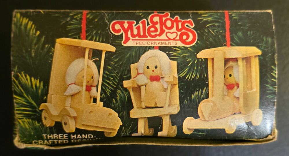 Vintage Yule Tots Ornaments (Set of 3)
